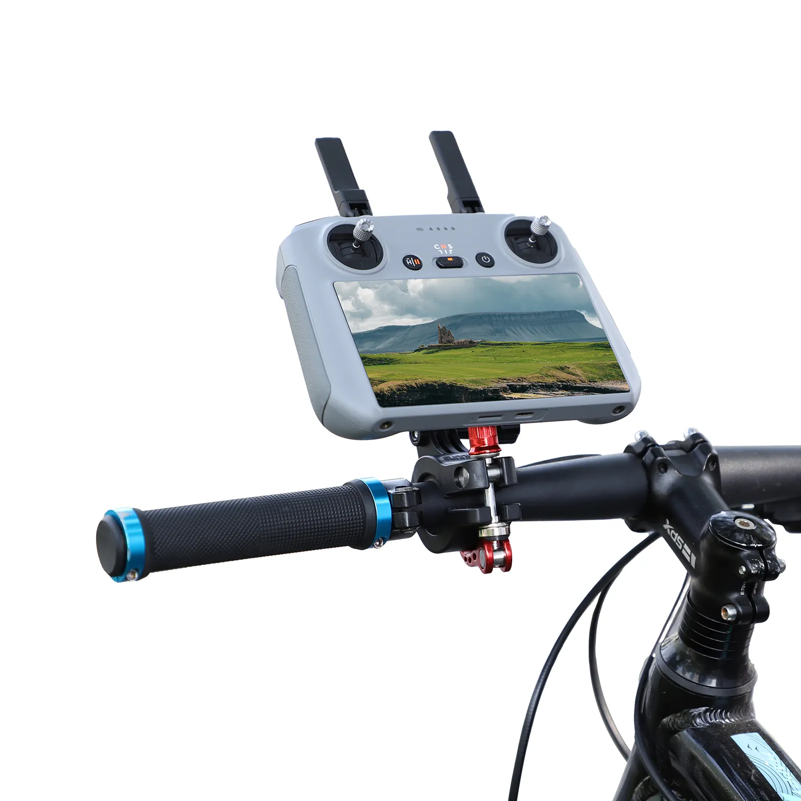 Sunnylife accessoires en alliage d'aluminium télécommande support de vélo pince Action caméra support support pour AIR 3 DJI RC 2