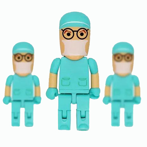 Berufe Roboter Arzt Krankenschwester Sportler Feuerwehrmann USB-<span class=keywords><strong>Flash</strong></span>-Drive 2.0 3.0 1 GB 64 GB 128 GB USB-Stick Speicher Stick