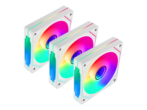 QiuzAim Set of Three ARGB 120mm PC Case Fan with Silent Illumination Controller Powerful Cooling Ever-Reflecting Mirror Effect - Product Image 5