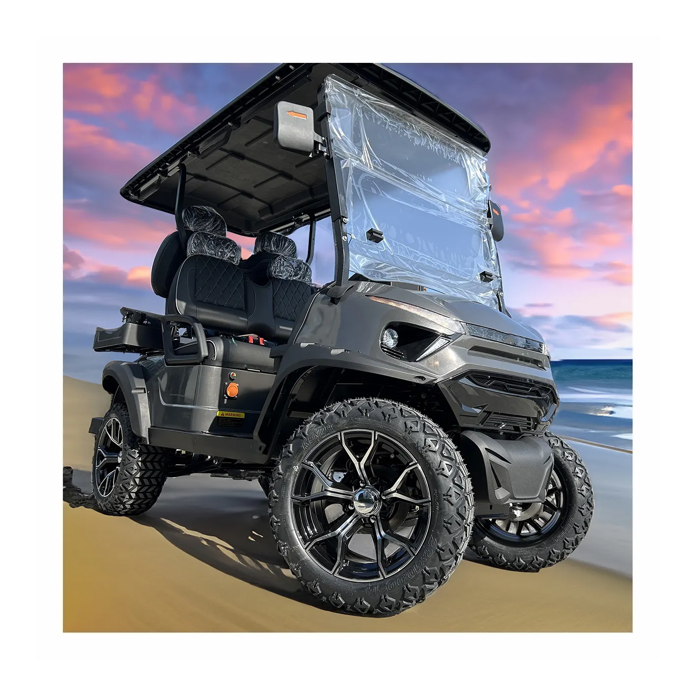 Kustomisasi kecil jalan Golf Cart hukum 4x4 Usa Electric Golf Cart untuk kustom