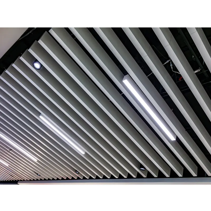 Interior Decor Aluminum Square Tube 100X100 Baffle Suspended Ceiling Fireproof Ceiling Panel