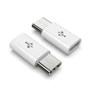 USB-C适配器，USB C型 (公) 到Micro USB (母) 同步数据传输和充电转换器，用于手机笔记本电脑 - Product Image 1