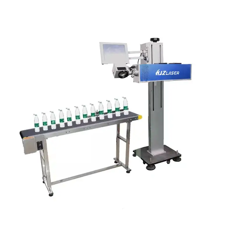 Lazer fabrika 3d cam lazer tüp dinamik Co2 lazer işaretleme makinesi kesme kağıt kartı/deri/kot