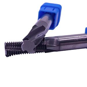 鋼切削工具用フルトゥーススレッドエンドミルカッターソリッドカーバイドインサートCNC旋盤ルータービットスレッディングフライスカッター - Product Image 4
