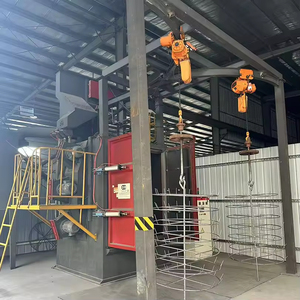 Fabrika-kullanılan tek/çift kanca atış püskürtmeli temizleme makinesi yeni durum PLC Motor şanzıman-yüzey parlatma için çekirdek bileşenleri - Product Image 1