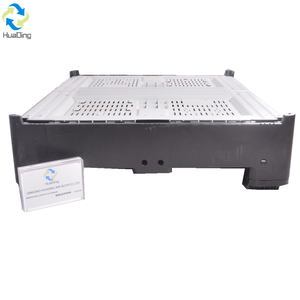 HUADING Reciclaje Estándar Durable Plástico Contenedor a Granel Tamaño Euro Caja Plegable Apilable Almacenamiento Resistente - Product Image 5