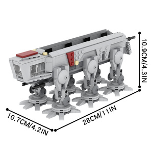 MOC2153 Space Wars AT-OT with Clone <strong>Troopers</strong> 556 Pcs Bricks Action Educational Sci-Fi Interstellar Building Blocks Children Toys - Product Image 3
