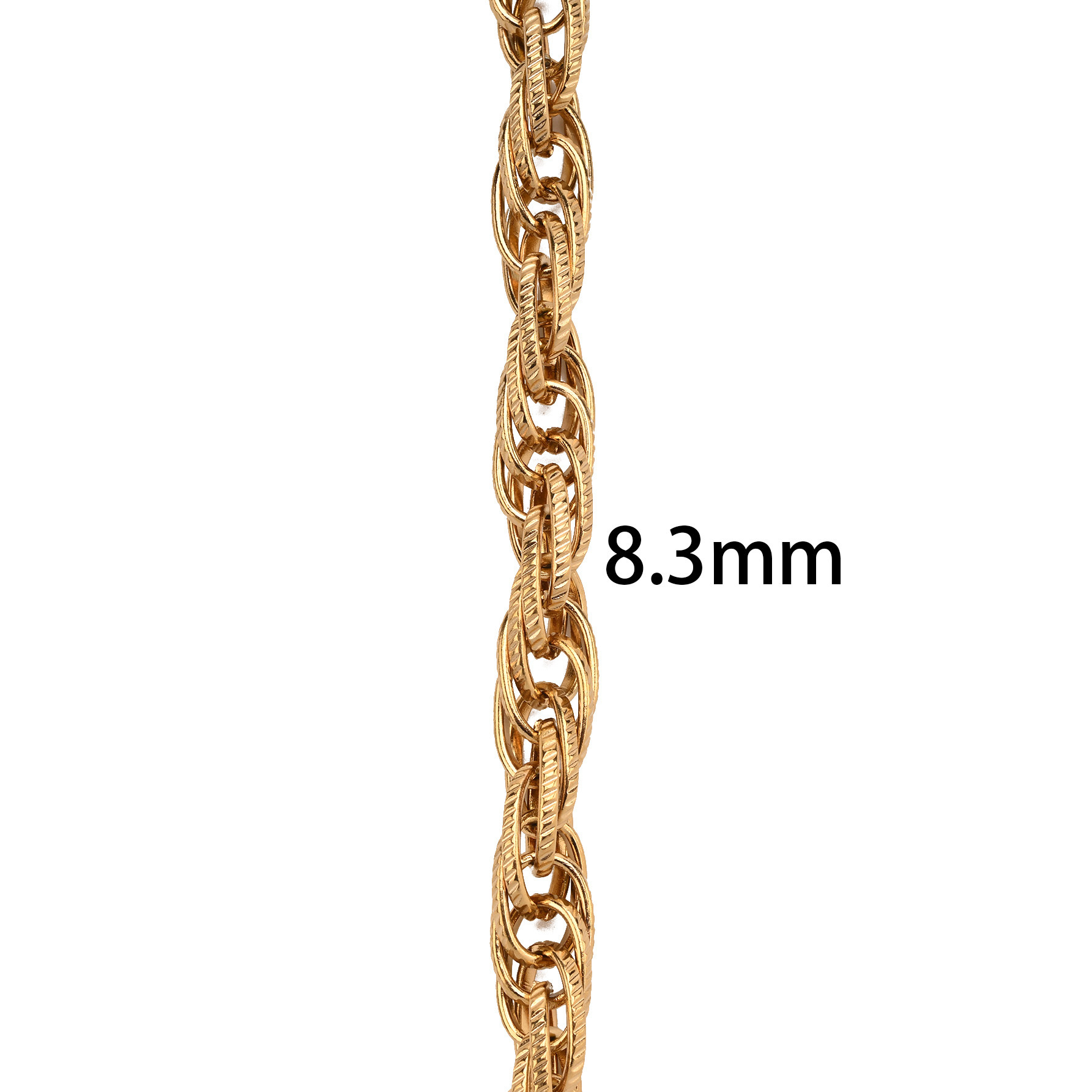 Sergé trois boutons 8,3 mm