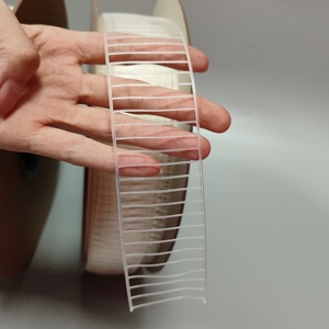 Sujetador elástico 10000 Pasadores de etiquetas colgantes Etiqueta colgante Cuerda elástica Bucles elásticos anudados Pin de grapa de plástico Material de TPU blanco - Product Image 2