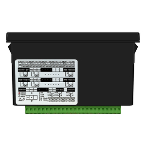 Mini grabador de datos de temperatura, pantalla LCD MODBUS-RTU rs232 rs485 multiuso industrial, 16 canales, azul, sin papel