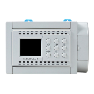 Huaqingjun 12-in 12-out relè di uscita PLC ingressi analogici a 2 canali 0-5V 0-10V RS485 di comunicazione Modbus RTU per distributore automatico - Product Image 1