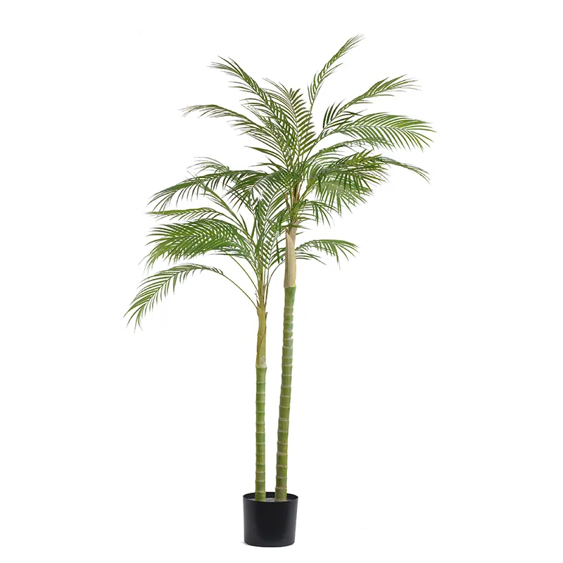 Branches de palmier artificielles décoratives, 173cm de hauteur, 2 Branches de palmier artificielles, plantes
