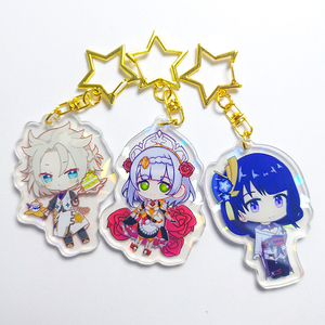 Móc Khóa Acrylic Hoạt Hình Trong Suốt Quyến Rũ In Hai Mặt Tùy Chỉnh Để Khuyến Mãi Quà Tặng - Product Image 3