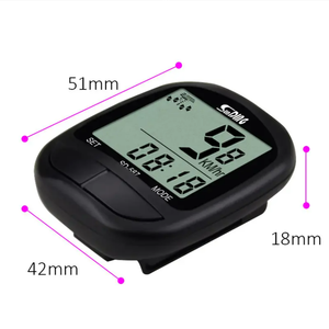 SD-587防水LEDデジタルレートバイクサイクリングストップウォッチスピードメーターウォッチワイヤレス自転車コンピューターMTBライディング - Product Image 3