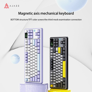 Ajazz AK870 RGB con cable inalámbrico 2,4G BT Hot Swap Gaming Teclado de interruptor magnético mecánico con pantalla TFT - Product Image 2