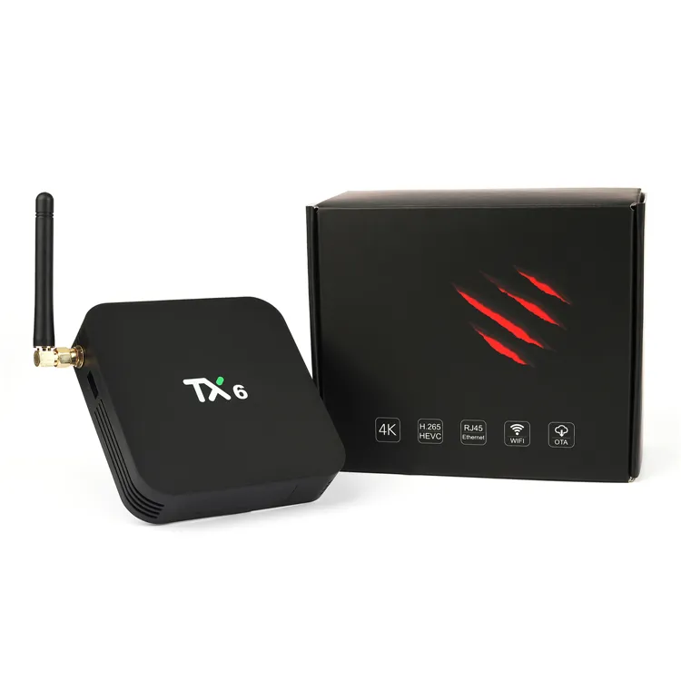 TANIX TX6 H6 4G 32G allwinner firmware android 9.0 tv tuner box met hd satellietontvanger tv box android quad core