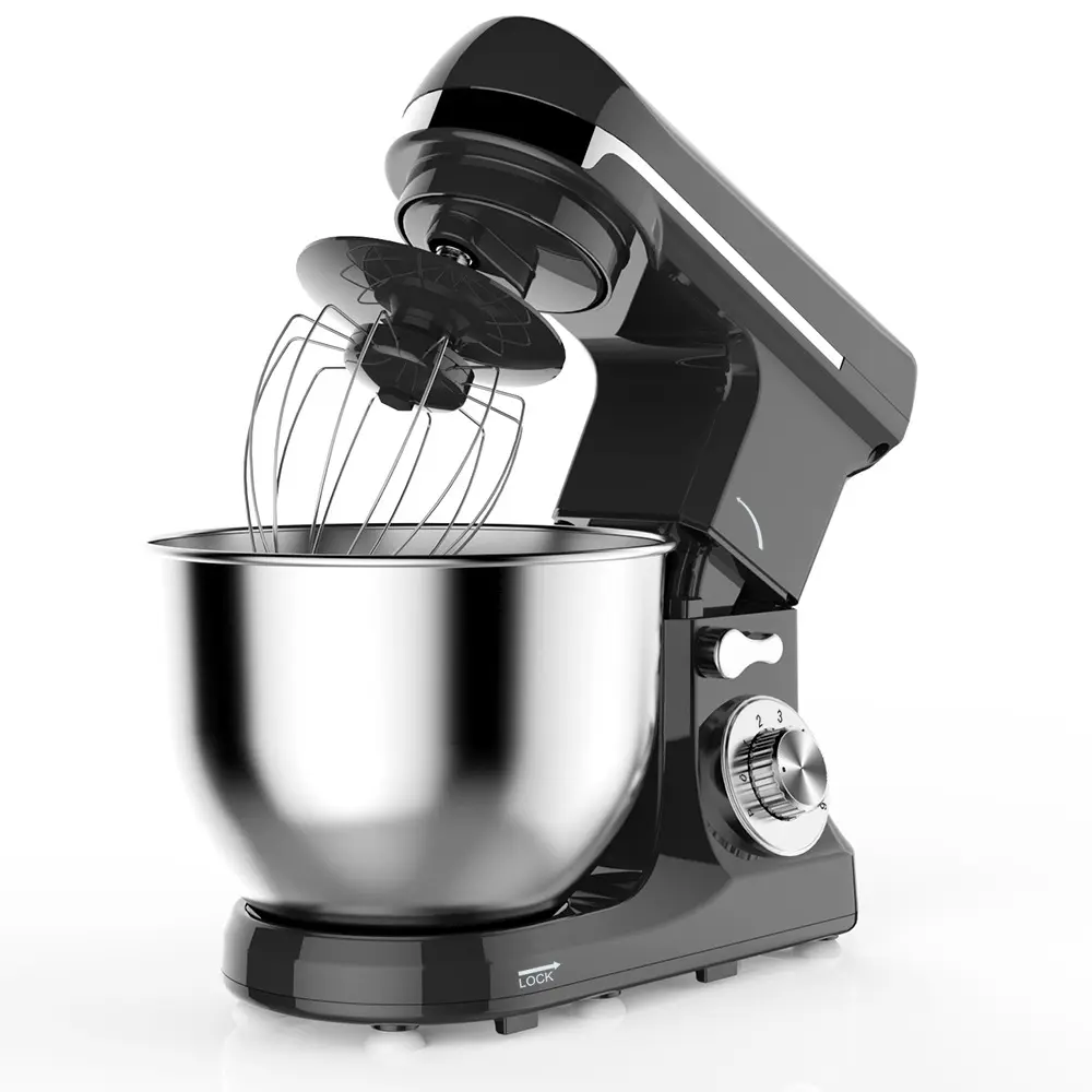1000w Mélangeur Sur Socle 5.5l 3 En 1 Multifonction Puissant Cuisine Robot Culinaire Robot Cuisine Cuisine Machine Chef Pétrir Mélangeur de Pâte