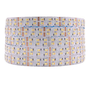 5สีใน1แอลอีดีคู่แถวกว้าง20มม. PCB 132LEDs/M 24V RGB + CW + WW 5in1ดัดได้ RGB CT ไฟแถบไฟ LED สีขาวคู่ - Product Image 1