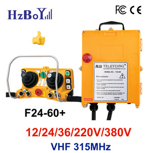 F24-60 industrielle Joystick-Fernbedienung Fabrik Großhandel IP65 wasserdicht für Home Tower Crane Fixed Code Anti-Shock 315 MHz - Product Image 6