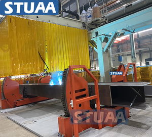 Robotic Welding Systems for STRUCTURAL STEEL I BEAM With Hydraulic Rotary Positioner - Product Image 4