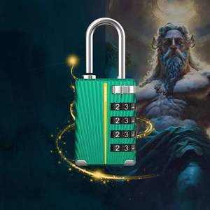 Großhandel individuelles 4-Zahl-Code Passwort Padlock Sicherheit Reisen Gepäckschutz Kombinationsschloss Mini-Taschenverschluss - Product Image 5