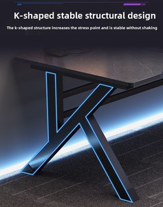 <strong>Customized</strong> Modern Simple E-Sports Table MDF <strong>Computer</strong> <strong>Desk</strong> for Foreign Trade for Villa Office Bedroom Workbench Elegant Panel - Product Image 3