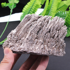 Tinh thể tự nhiên <span class=keywords><strong>Bismuth</strong></span> Bạc magiê kim loại đồ trang trí khoáng sản mẫu - Product Image 6