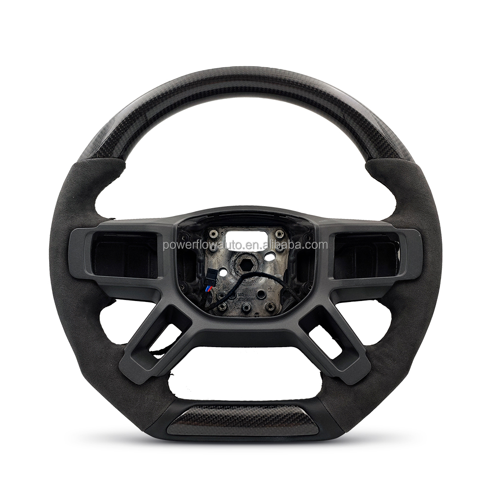 Medio cuero Alcantara + Carbono