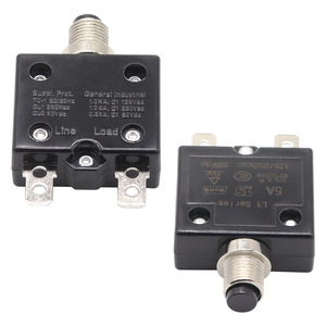 125-250V AC 50V DC Push Button <strong>Circuit</strong> <strong>Breaker</strong> 10Amp Thermal Overload Protector L1 Series Manual Reset Thermal <strong>Circuit</strong> <strong>Breaker</strong> - Product Image 3