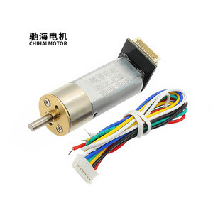 Chihai Motor CHR-16G-050-ABHL DC 6V 127rpm <strong>12V</strong> 7PPR <strong>Encoder</strong> Low Speed Gear Motor with <strong>Encoder</strong> - Product Image 1