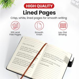 Artículos de regalo de recuerdo, papel normal azul claro, 200 páginas, Bloc de notas y bolígrafo con logotipo personalizado, planificador A5 con caja, cubierta de cuero, cuaderno - Product Image 5