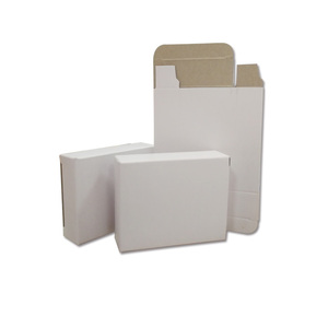 Fabrika özel ucuz beyaz kağit kutu ucuz basit karton dana derisi karton ve küçük beyaz kutu - Product Image 4