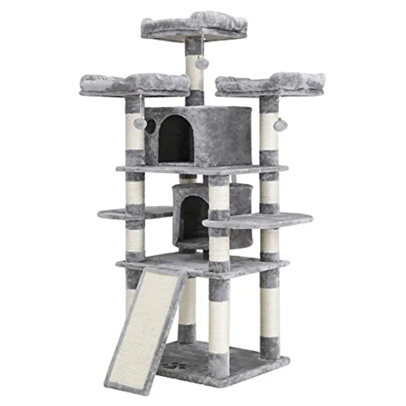 Holesale-rascador de madera de gran tamaño para mascotas, torre de condominio, árbol para gatos