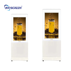 INGSCREEN Double Sided Screen Ultra Slim Touch Android LCD Real Estate <strong>Digital</strong> Signage ultra High Brightness windows Display