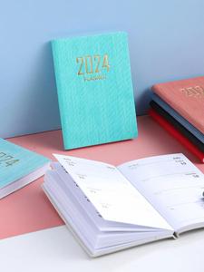 Taccuino per appunti 2024 in inglese nuovo taccuino per giorno con texture in pelle creativa - Product Image 6