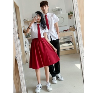 タイ高校アカデミースタイル制服セットサマークラス制服韓国流行ロングドレス女子学生向けインターネットソックス - Product Image 6