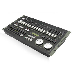 ไฟเวทีควบคุม DMX สูงสุด384/512 XLR-3แผงควบคุม DMX Master Console LED PAR BEAM ย้ายหัว DJ Effect Light dimmers สูง