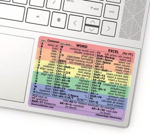Word/Excel Windows ярлык стикер, справочник по клавиатуре ярлык, ярлыки Excel - Product Image 1