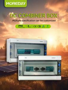 4弦ソーラーパネルコンバイナーボックス4インチ1アウトDC 600V-1000V MCB SPDヒューズ付きカスタマイズ可能 - Product Image 2