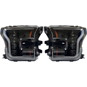 ไฟหน้าสำหรับ Ford Raptor F150 2015-2020อุปกรณ์เสริมสำหรับรถยนต์ LED ดัดแปลงไฟหน้า F150เลนส์4ดวงสำหรับไฟหน้า DRL - Product Image 4