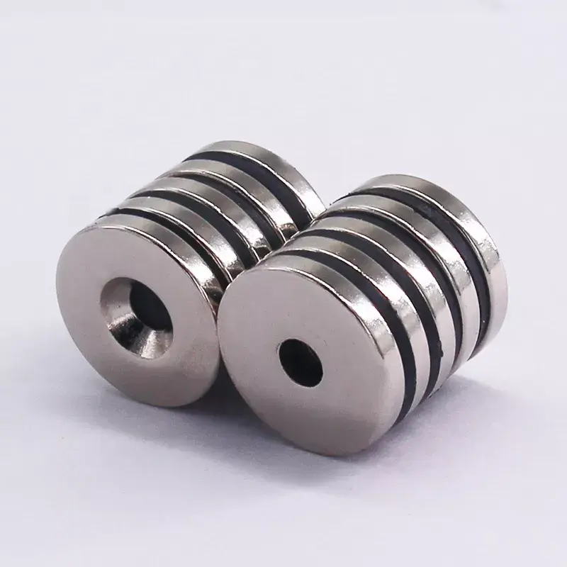 Professional Manufacturer Customized Neodymium Ring Shape Cylinder Circular Magnet with Hole