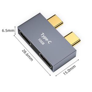 电脑10gbps双typ-c充电端口USB 3.0扩展适配器 - Product Image 6