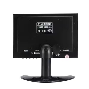 Small Size TFT Lcd Monitor 7 Inch Metal Case Monitoring Industrial Cctv Mini <strong>Computer</strong> Monitor With Bnc Vga Hd-mi <strong>Input</strong>
