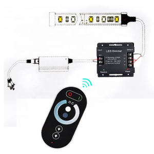 PWM DC12 / 24V 18A светодиодный диммер переключатель беспроводного управления яркостью светодиодные ленты Диммер с сенсорным экраном RF пульт дистанционного управления - Product Image 4