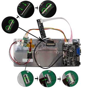 Vga <strong>Lcd</strong> 30Pin Lvds 40 Pin Ttl <strong>Led</strong> Universal <strong>Lcd</strong> Controller Board 10.3&quot; 1920X720 Bar Type <strong>Lcd</strong> Module Displays Bar Screen - Product Image 4