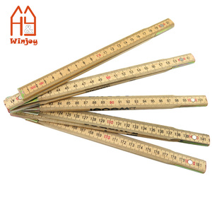 Özel 2 M katlanabilir kompakt ölçüm metrik çubuk cetvel 10-bölüm bahar eklemler-taşınabilir araç için marangozluk, inşaat - Product Image 4