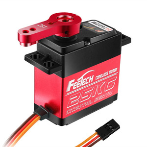 FI7622M High Speed Torque Servo Motor 7.4V 25Kg for Smart Car Robot Boat Rc Helicopter Compatible <strong>Arduino</strong> Raspberry <strong>Pi</strong> Project