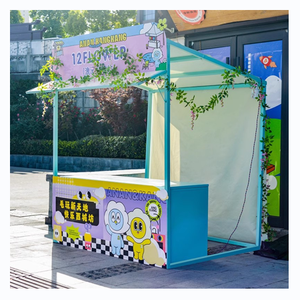 Hot bán điện thoại di động nhanh chóng lắp ráp xách tay bằng gỗ nông dân thị trường gian hàng cho xúc tiến Ice Cream thức ăn đường phố giỏ hàng - Product Image 5