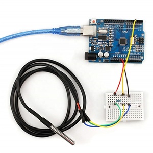 Termómetro sonda de temperatura impermeable DS18B20 1/2/3/4/5 metros con cable de resistencia al calor con terminal XH2.54