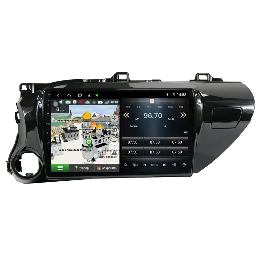 Reproductor multimedia de radio para coche con Android, DSP 4G, Octa 8 Core, IPS, para Toyota Hilux, navegación GPS, autorradio estéreo, DVD